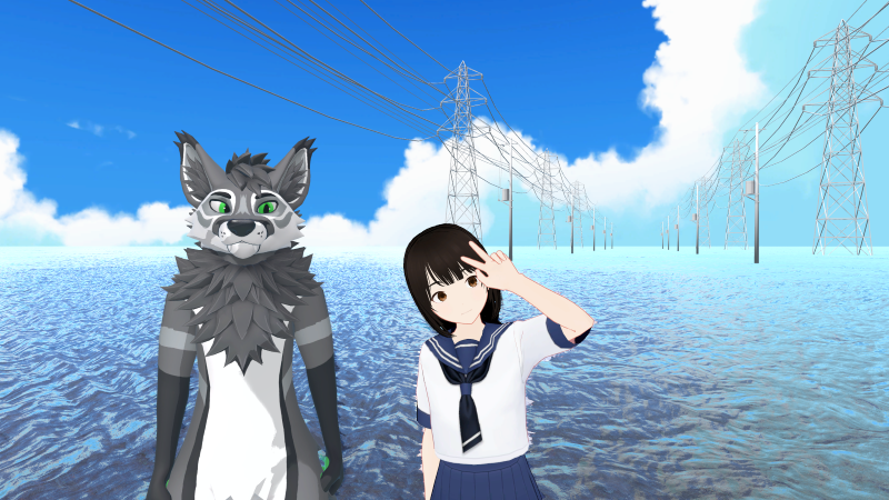VRChatワールド（フレンドと）