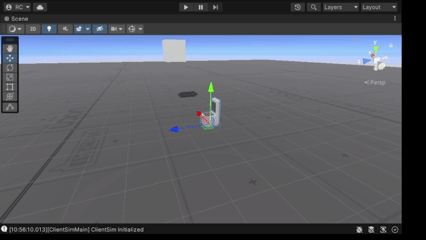 UnityのSceneビューで右上の軸を操作する