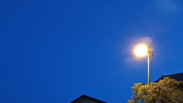 夜の街灯